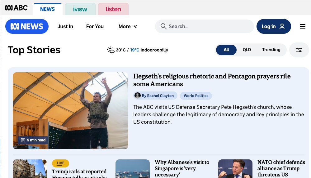 Delivering intuitive, consistent web navigation patterns for the ABC - ABC