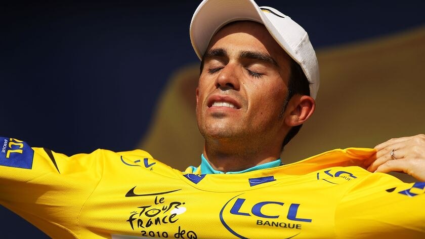 Contador one stage from Tour win