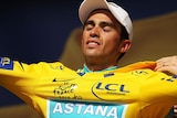 Alberto Contador has received a one-year ban from the Spanish Cycling Federation for his positive drugs test in the 2010 Tour de France.