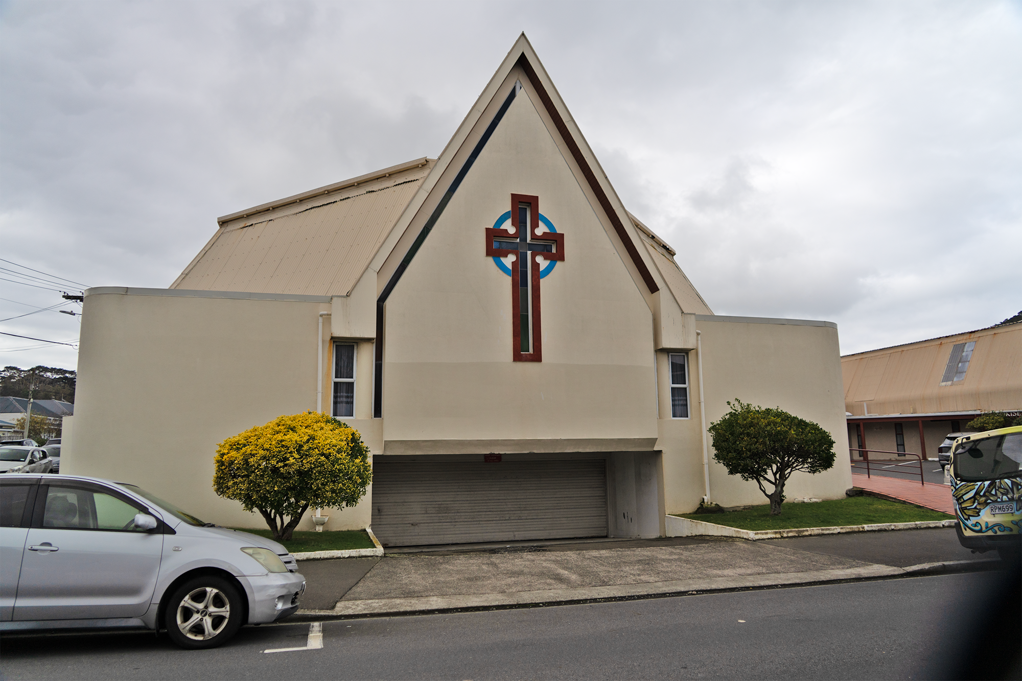 A local church building in New Zealand.