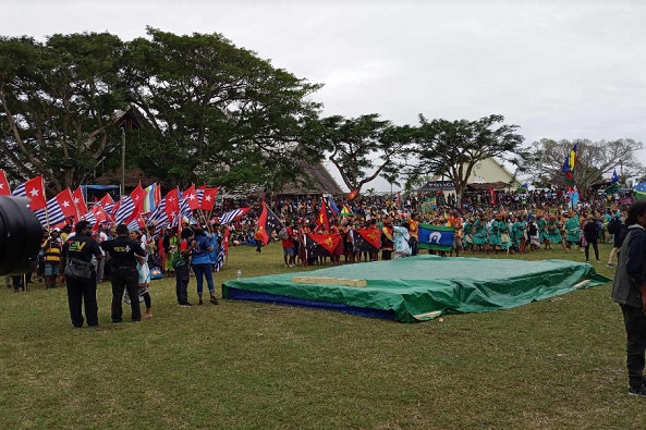Offisol opening blong 7th Macfest long Port Vila (Hilaire Bule photo)