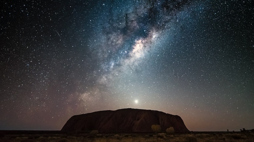 Milky Way over Uluru