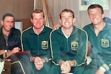 Members of the Australian Olympic kayak team in Tokyo, 1964.