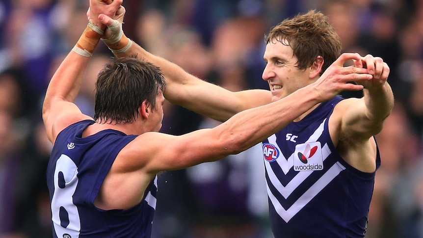 Party time for Dockers in Geelong
