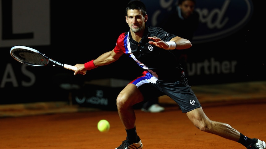 Novak Djokovic finding his feet on the clay ahead of the French Open.