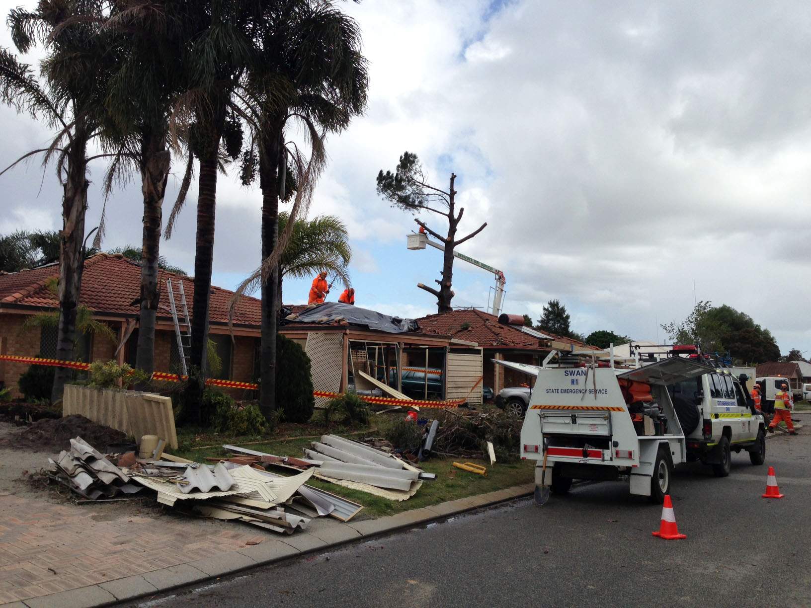Strong winds bring down trees and powerlines in Perth and South West ...