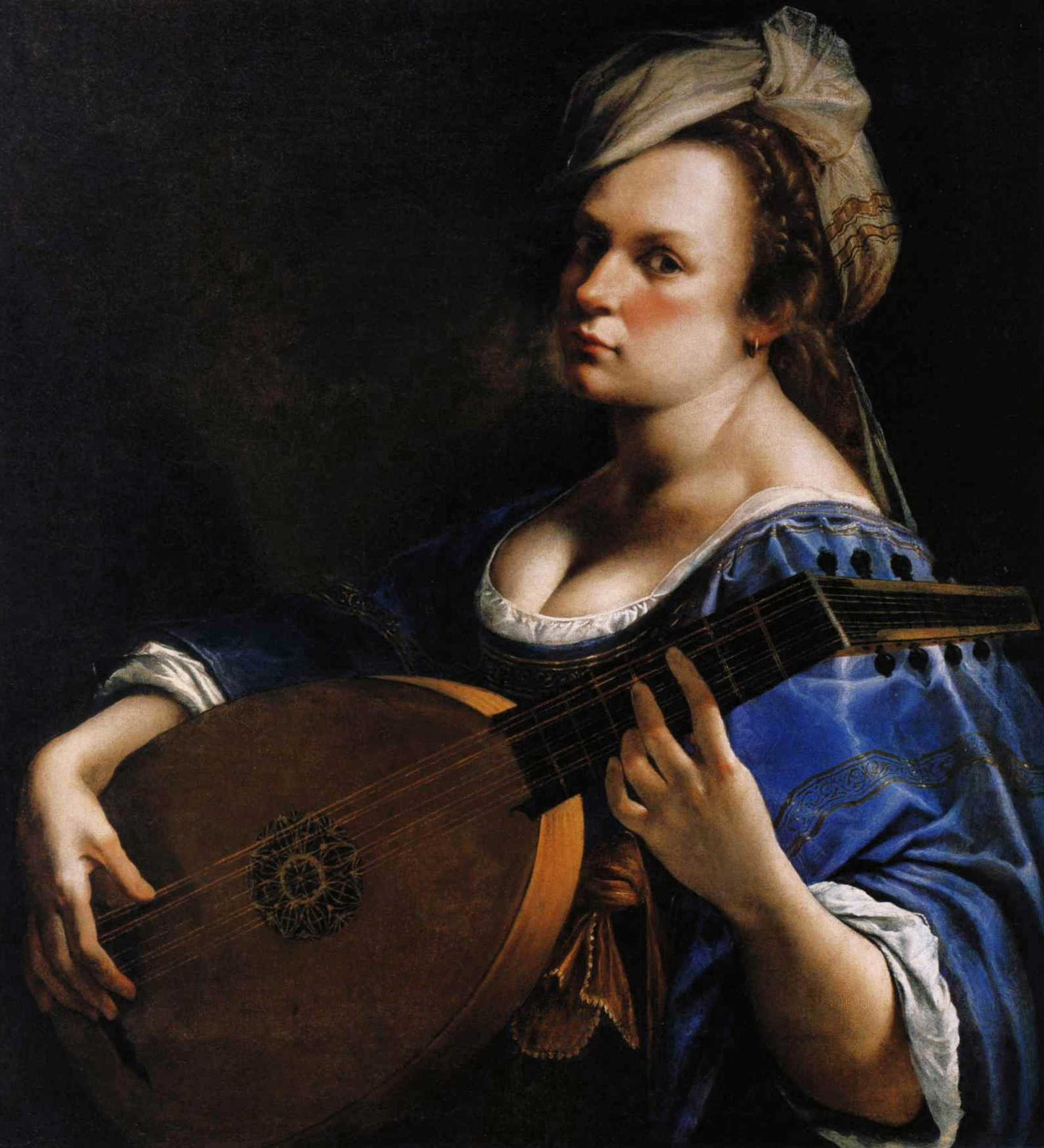 Self-portrait of Artemisia Gentileschi.