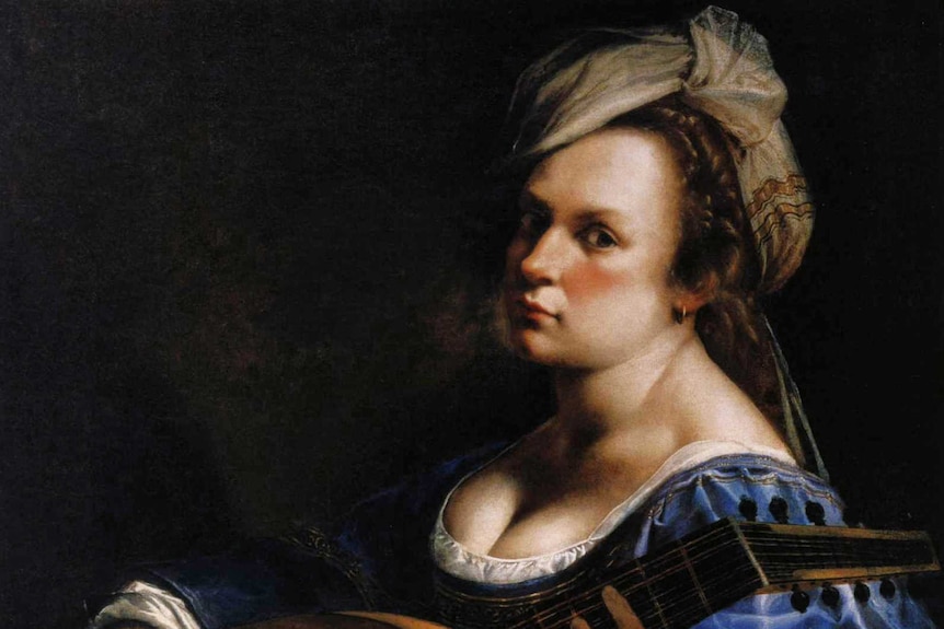 Self-portrait of Artemisia Gentileschi.