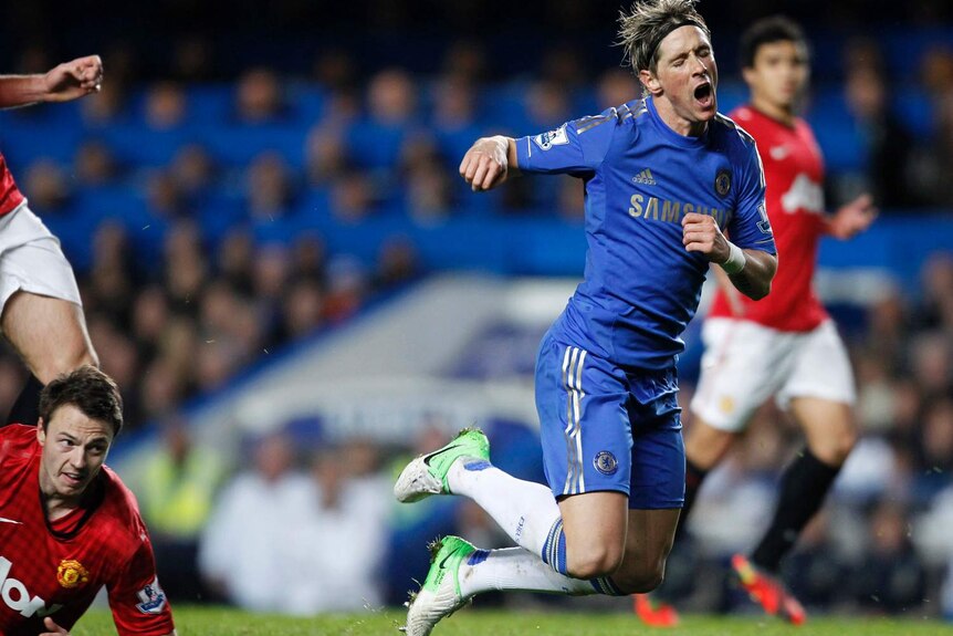 Torres was adjudged to have taken a dive and given his marching orders after a second yellow card.