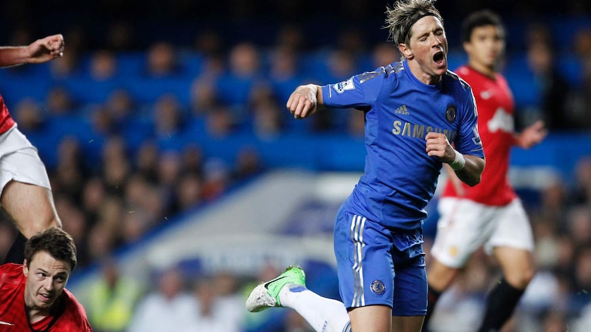 Torres was adjudged to have taken a dive and given his marching orders after a second yellow card.