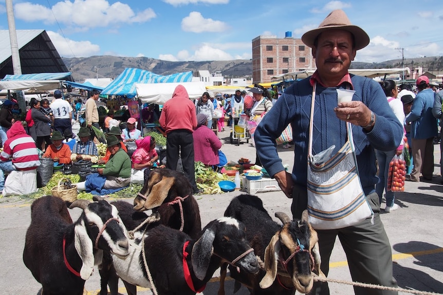 Mario Gonsales is unfazed about the major eruption