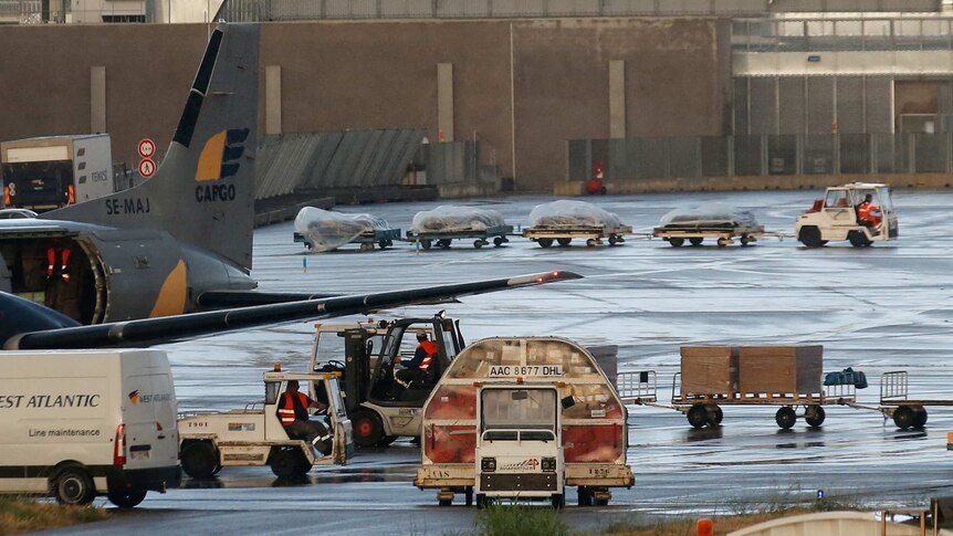 Coffins of Germanwings victims