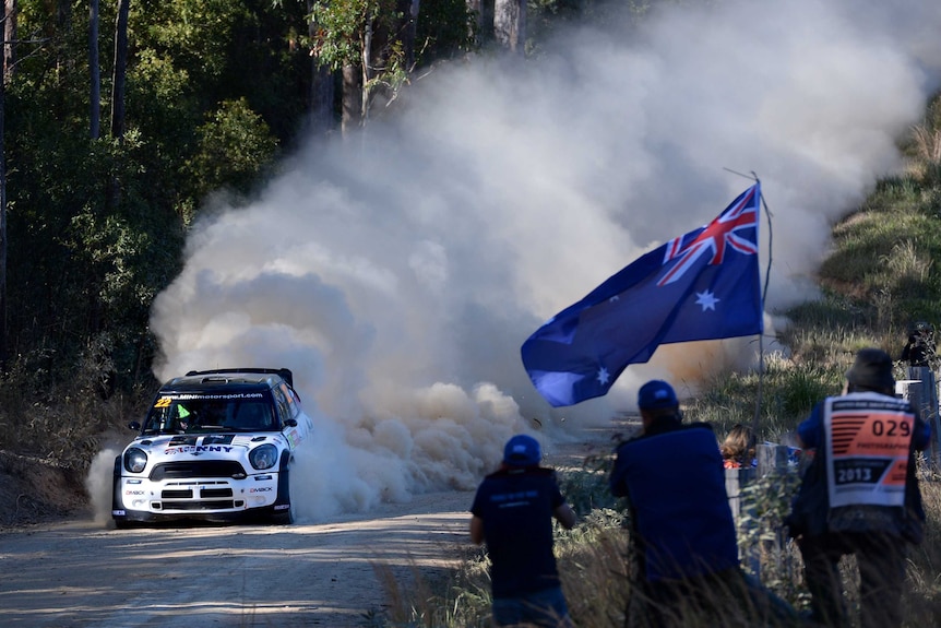 WRC rally driver Nathan Quinn