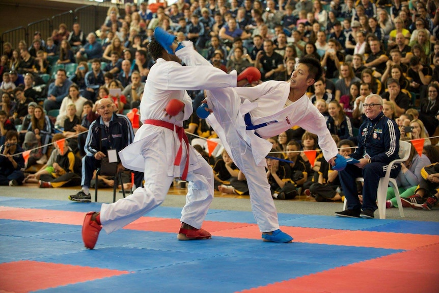 Karate competition.