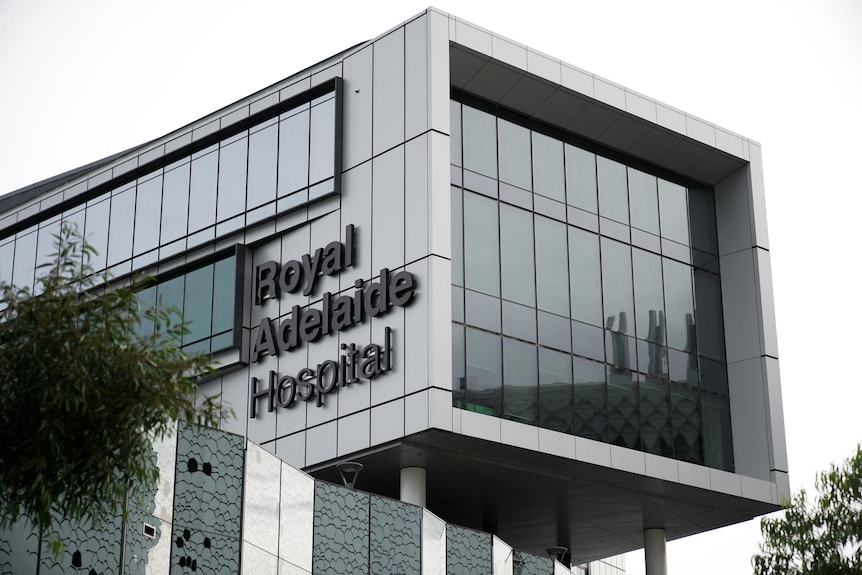 The exterior of the Royal Adelaide Hospital.