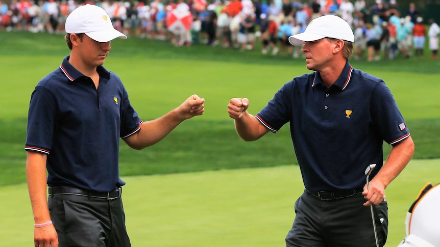 Spieth and Stricker dominate at Presidents Cup