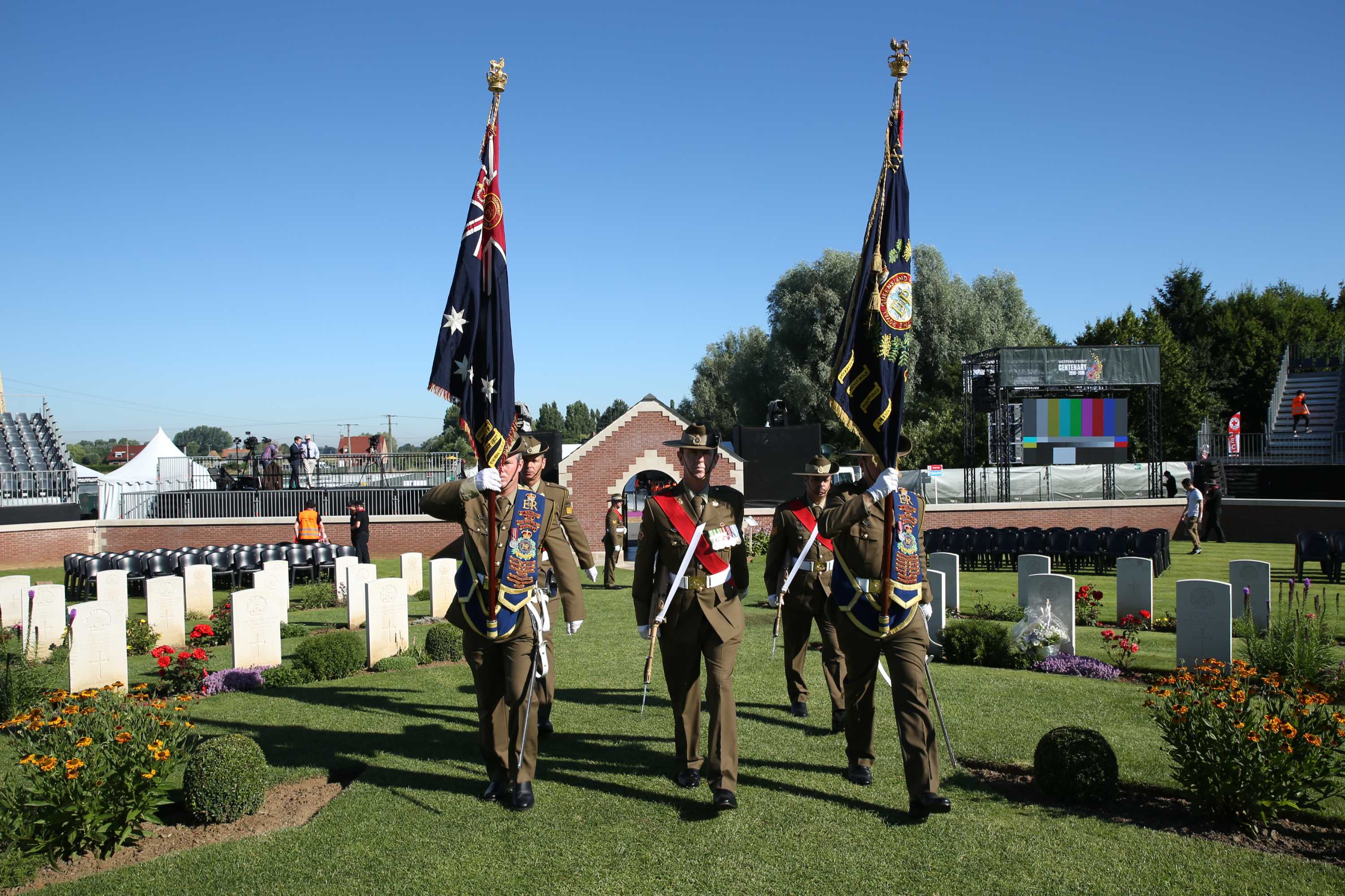 Battle Of Fromelles Centenary Service Brings Thousands To Pheasants ...