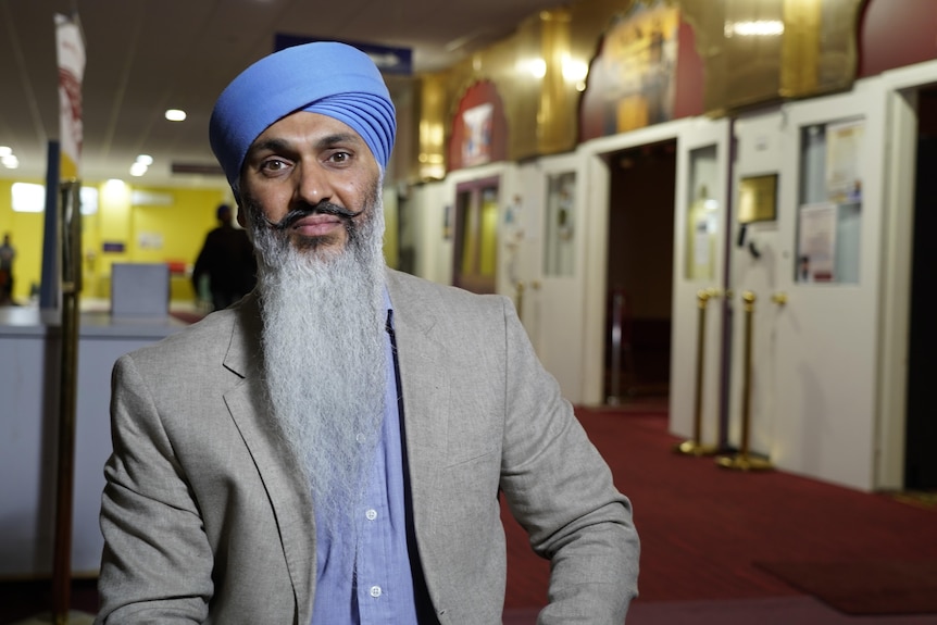 A Sikh man