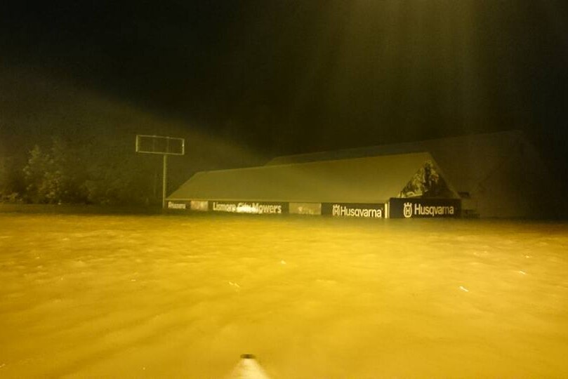 Lismore City Mowers flooded