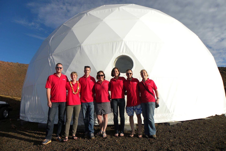 HI-SEAS III crew just prior to entering the dome.