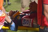 Quade Cooper stretchered off in trial game