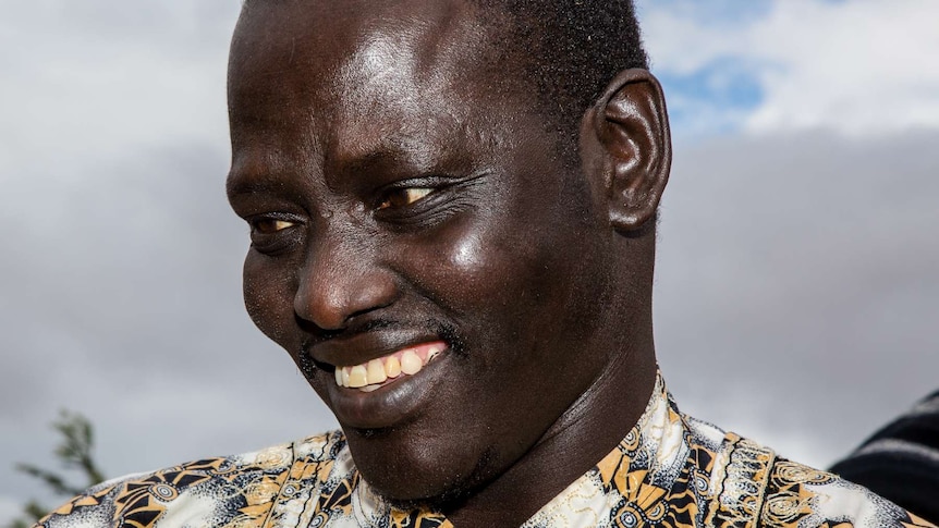 Portrait of James Reuei from South Sudan