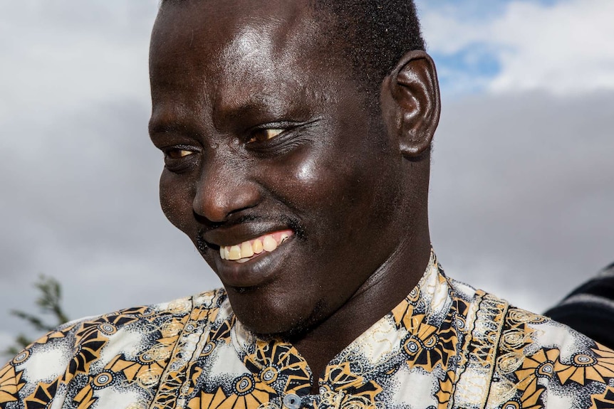 Portrait of James Reuei from South Sudan