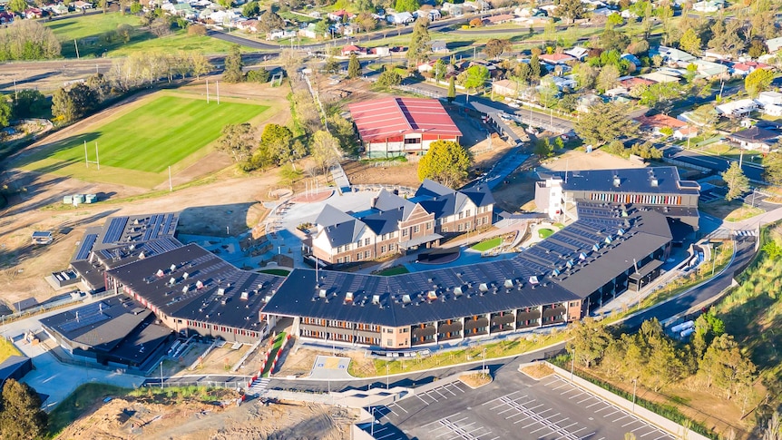 An aerial view of the Armidale Secondary College