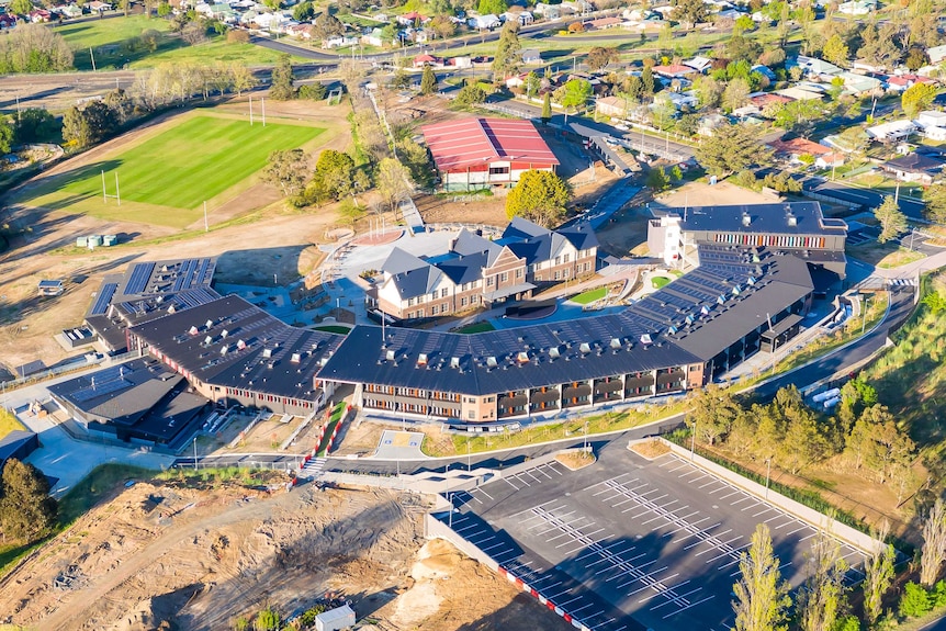 An aerial view of the Armidale Secondary College