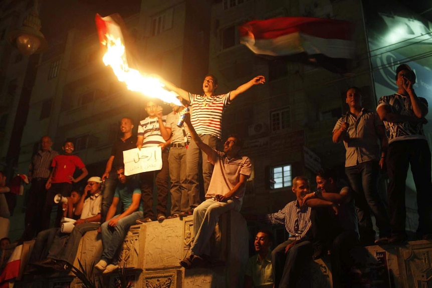 Egypt protesters rally against president Mohammed Morsi