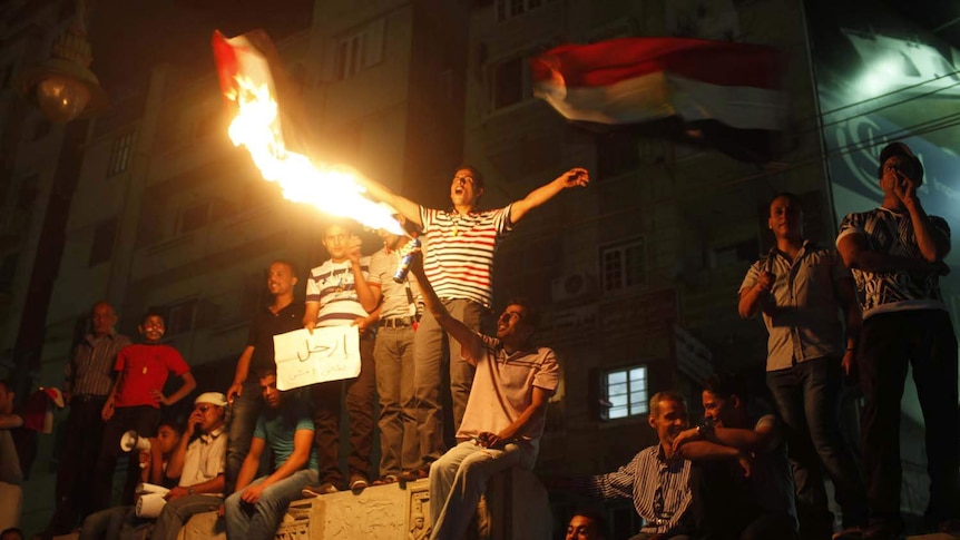 Egypt protesters rally against president Mohammed Morsi