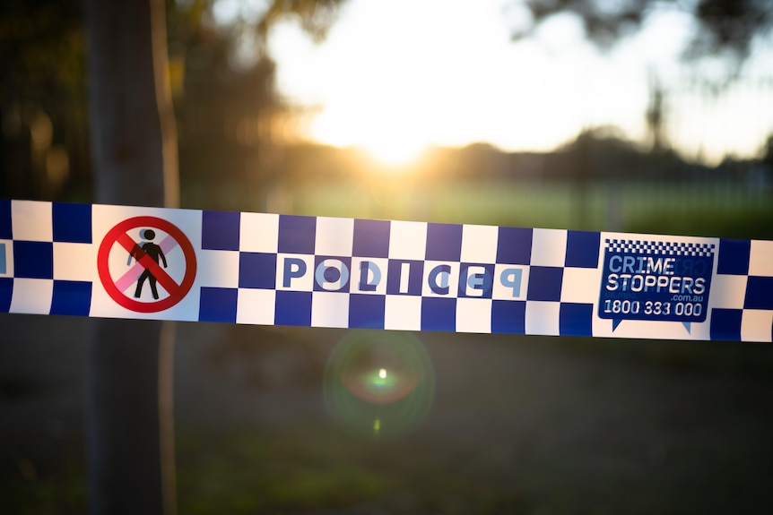 Police are seen searching for a mother and her child after a placenta was found overnight in Earlwood.