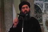 Baghdadi in Mosul in 2014.