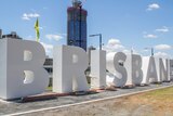 The replica Brisbane sign is back in place at South Bank.