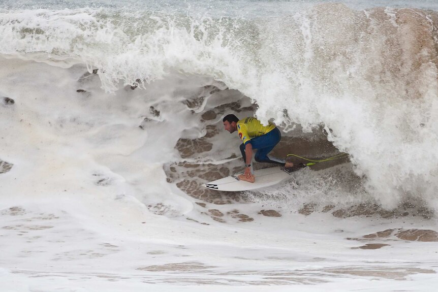 Joel Parkinson charging in Portugal