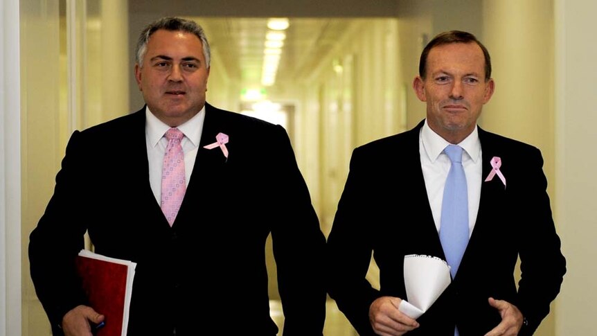 Joe Hockey and Tony Abbott