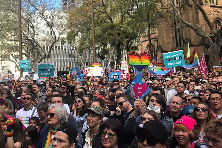 Sydney rally for same-sex marriage