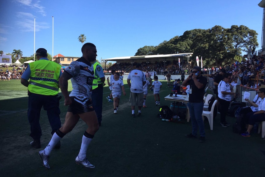 Nathan Merritt of the Redfern All Blacks