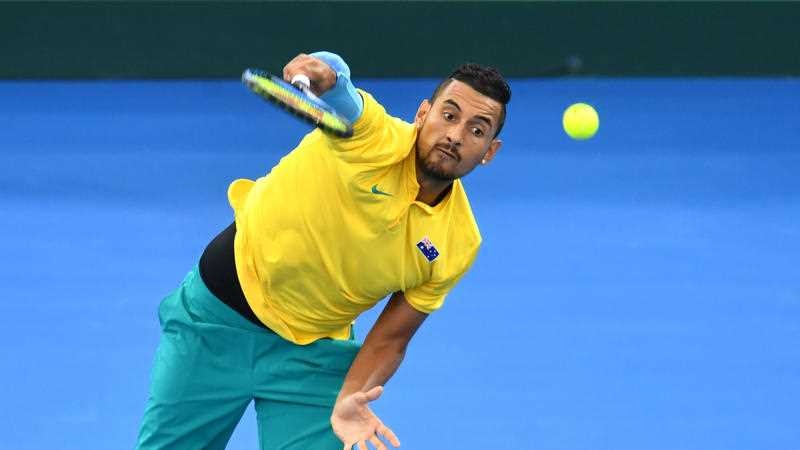 Nick Kyrgios criticises Alexander Zverev for being caught at a
