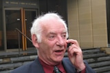 Dr McGinity outside Supreme Court in Hobart last week.