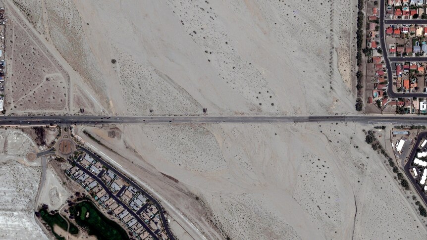 And in April before the flooding. (Maxar Technologies/Handout via Reuters)