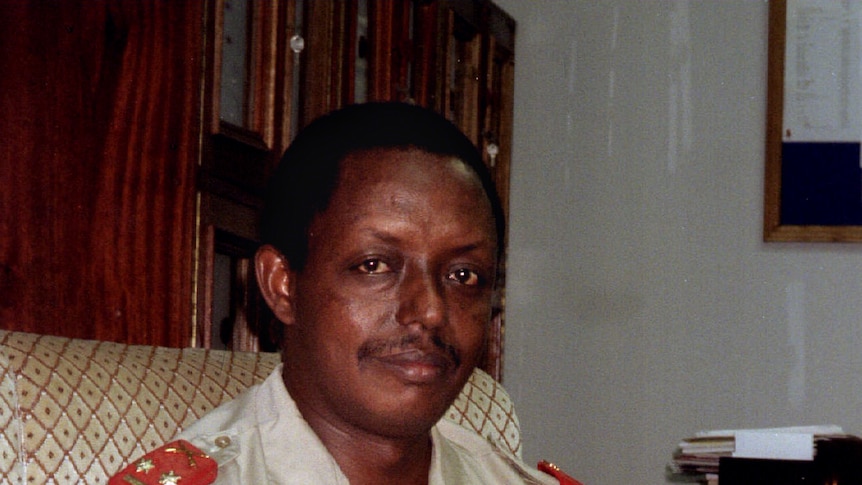 Burundi's army chief Colonel Jean Bikomagu seen March 18, 1994