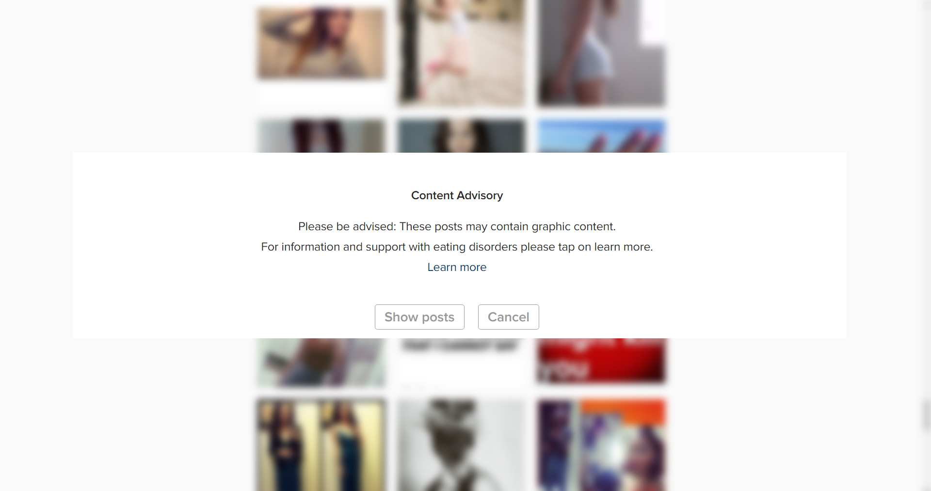 Proanorexia websites promoting eating disorders need better regulation