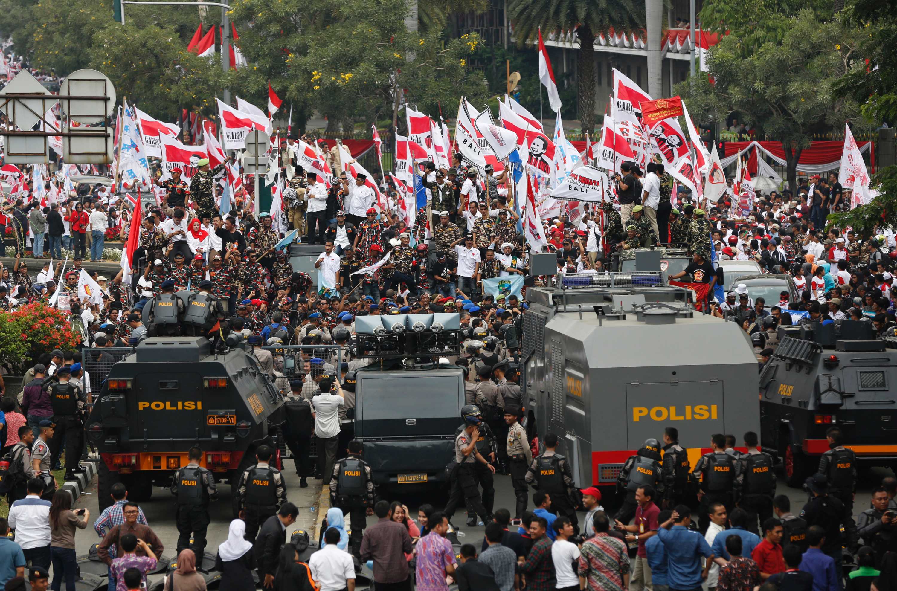 Indonesian Police Clash With Supporters Of Losing Presidential ...