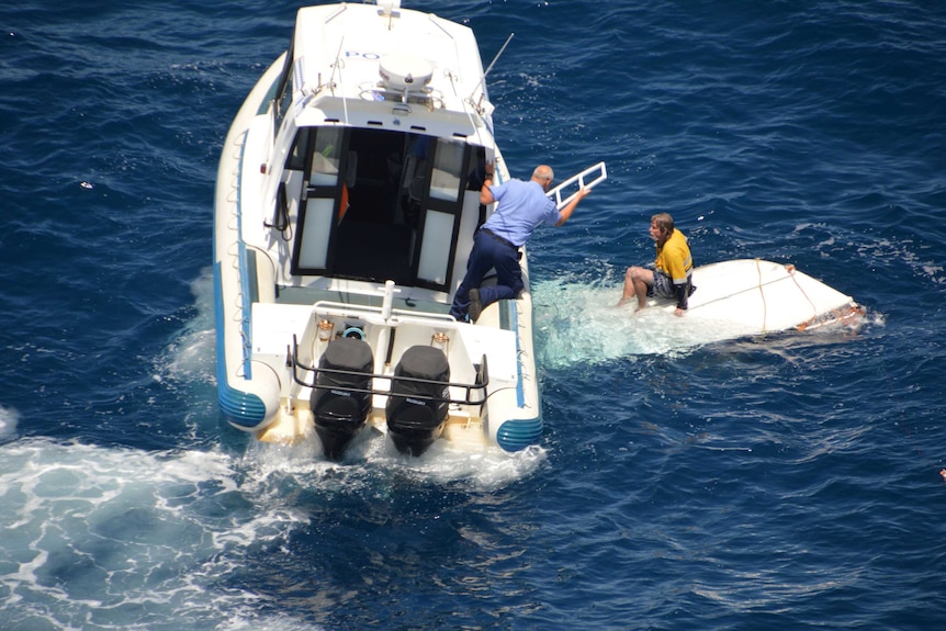 WA police rescue fisherman after 24-hour ordeal in water