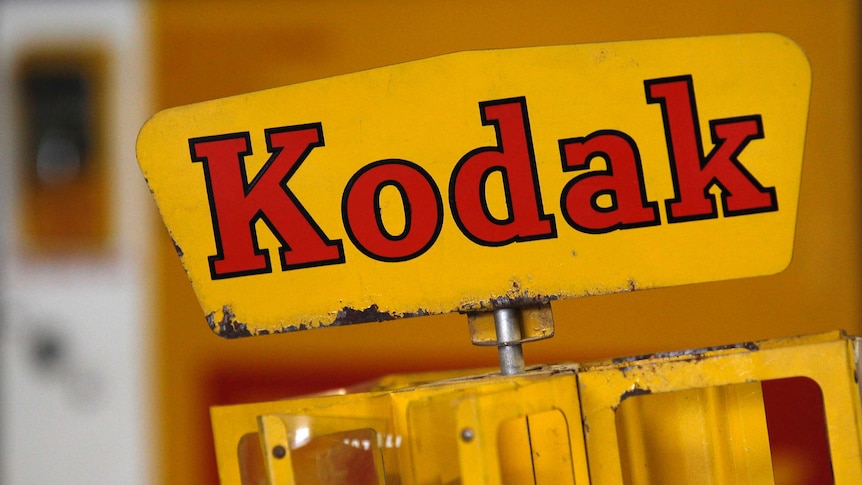 A Kodak film dispenser is seen in a photo store in London January 19, 2012