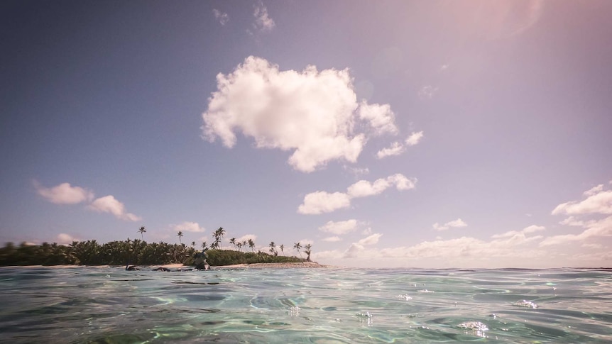 Diving the reef at Direction Island