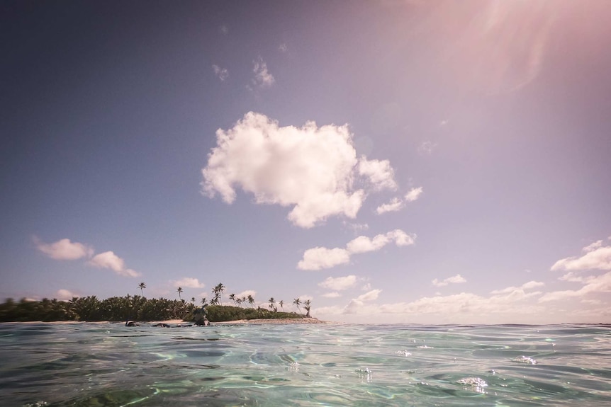 Diving the reef at Direction Island