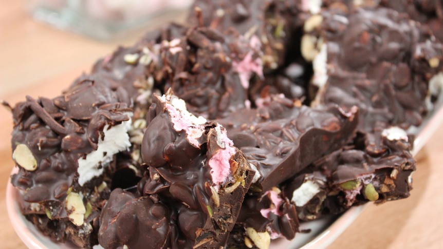 Rocky road with extra nuts fruit and trail mix ABC News Rocky road with extra nuts fruit and trail mix ABC News