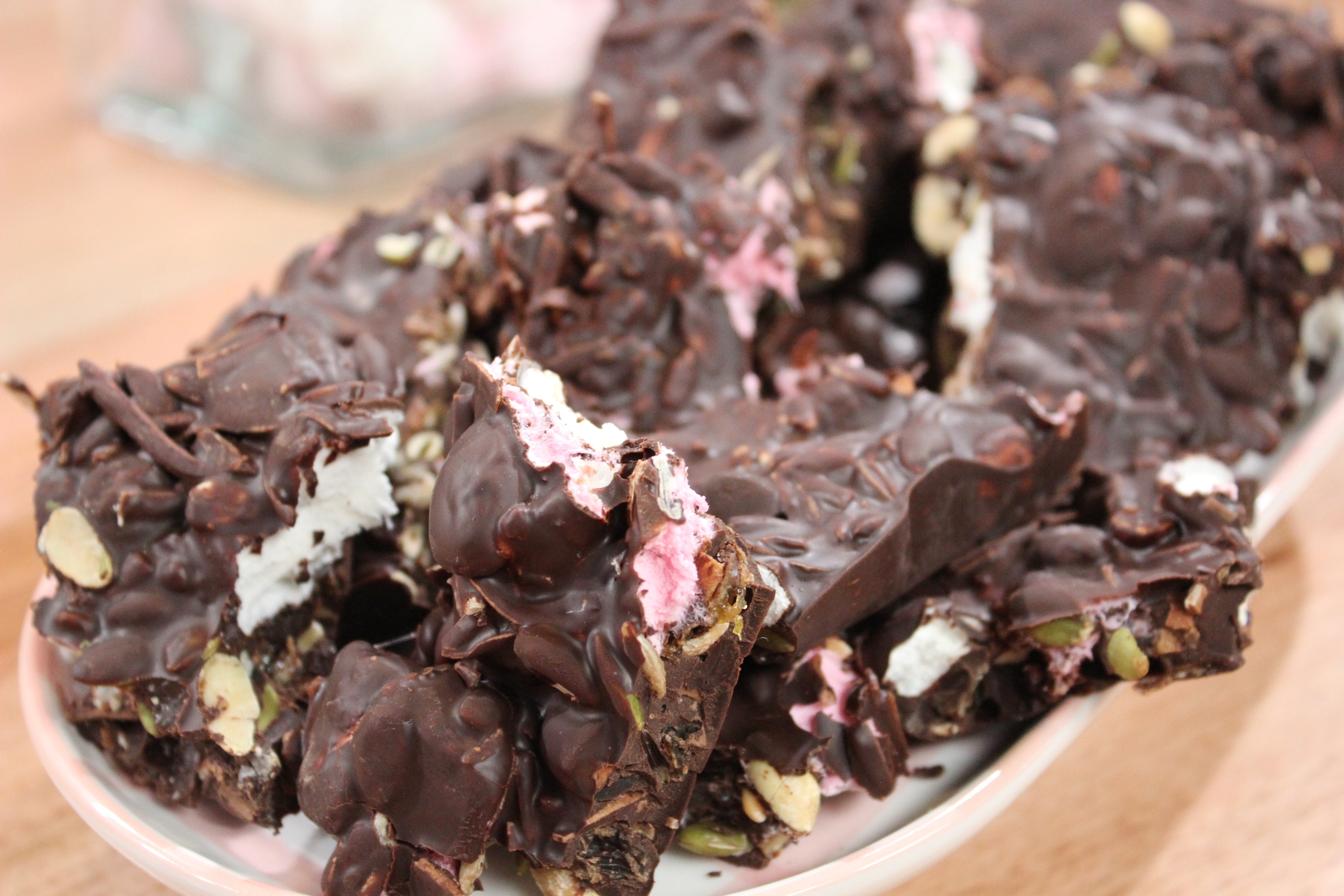 Rocky road with extra nuts, fruit and trail mix - ABC News